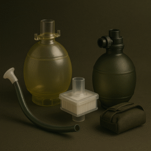 Airway & Ventilation (NPA, BVM, filter)